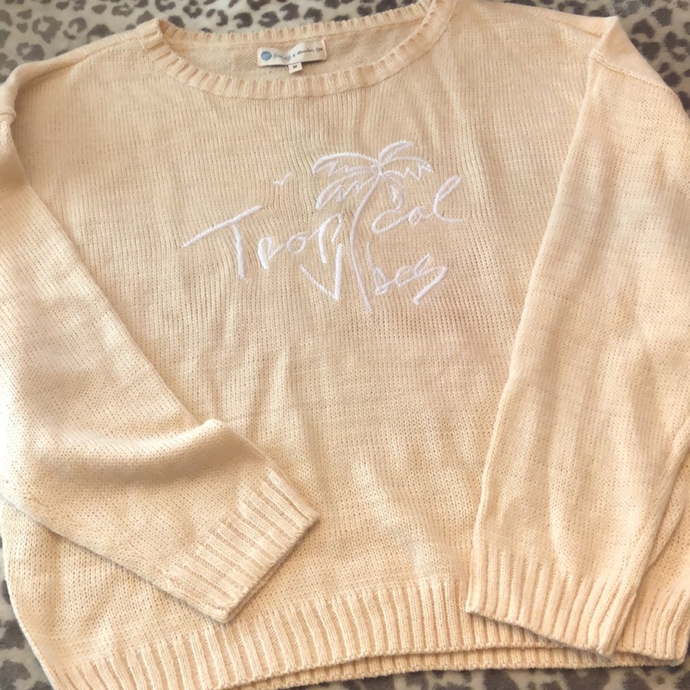 Beachly X Goldfish Kiss The Tropical Vibes Sweater - Picture 5 of 14